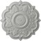 Ekena Millwork Deria Ceiling Medallion (Fits Canopies up to 6"), Hand-Painted Frost, 20 1/4"OD x 1 1/2"P CM20DRFRF - alternate 1